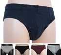 HERMKO 3300 Herren Slip aus 100% europäischer Baumwolle, Sportslip ohne Eingriff mit weichem Bund für Männer, Unterhose schadstoffgeprüft
