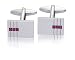Pink Crystal Design Fashion Cufflinks 7160