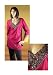 Ladies Red Silk Cotton Tunic dress/Blouse