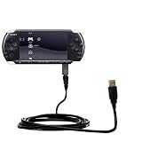  : Classic Straight USB Cable for the Sony PSP-3001 Playstation Portable Slim with Power Hot Sync and Charge capabilities - Gomadic Brand w/ TipExchange Technology