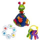 Tiny Love Activity Ball Plus The First Years First Keys Teether and Floating Stars Teether Bundle