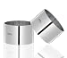 Kuchenprofi 6-Piece 3-Inch Food Prep/Plating/Forming Rings in 18/10 Stainless Steel