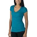 Juniors' Xhilaration&reg; Crinke Pocket Tee - Peacock