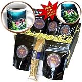 Jos Fauxtographee Realistic - A Rugby Game From a Television in New Zealand Done in Vivid Colors and The All Black Team - Coffee Gift Baskets - Coffee Gift Basket