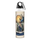 Tree-Free Greetings VB47578 Amy Brown Fantasy Artful Traveler Stainless Water Bottle, 18-Ounce, Tranquility Pool Fairy