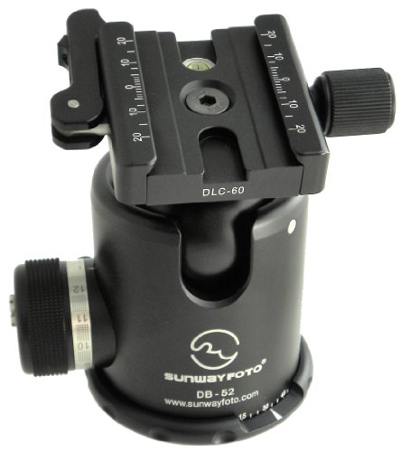 Sunwayfoto Duo-Lever Clamp Tripod Ball Head Arca Compatible DB-52DL Sunway