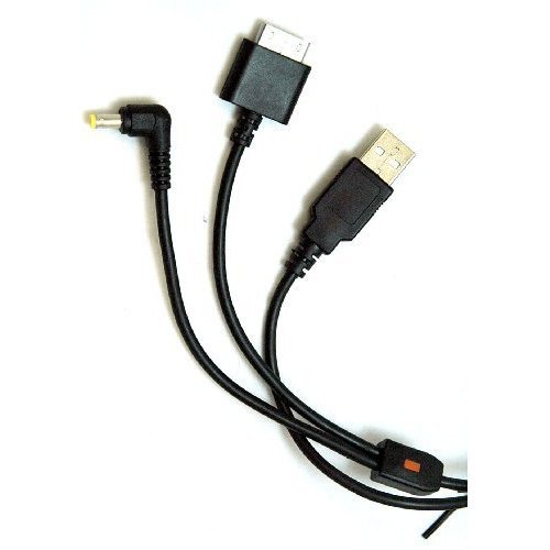 PSP Go PSPGo Accessory. Premium 2in1 Charge and Hotsync USB Datacable for Sony PSP Go