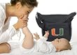 University of Miami Diaper Bag Official NCAA College Logo Deluxe UM Logo - Baby Bag - BEST Baby Shower GIFT for New Dad, Father or New Mom Mother GIFTS