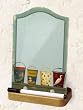 Memo Board ~ Sand Bucketes ~ dry-erase glass board ~ with marker ~ code 516