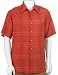 Ron Chereskin Men's Short Sleeve Linen Rayon Woven Shirt