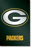 (22x34) Green Bay Packers Logo Sports Poster Print