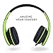 Sound Intone I68 Headphones with Microphone,Stereo Headset with In-line Volume Control for Kids / Girls / Men and Woman, Compatible with iPhone, iPod, iPad, MP3,Mp4, Samsung, HTC, Laptops (Black/green)