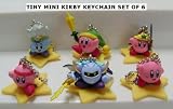 41LbczX3TOL. SL160  Nintendo Kirby Tiny Mini Figure Keychain SET of 6 Complete