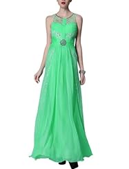 A-line Chiffon Sleeveless Beaded Pleated Jeweled  Lace Empire   Waistline Cocktail Evening Dress/Homecoming Dress/Pageant Dress/Prom Dress/Party Dress/Wedding Dress  With Ruffles