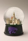 Kansas State Wildcats Wind-Up Musical Water Globe NCAA College Athletics