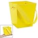 YELLOW CARDBOARD BUCKET RIBBON HANDLE (6 PIECES)