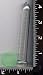 10, NEW, PLASTIC, POLYSTYRENE, VIALS, with, 10, GREEN, SNAP CAPS, CLEAR, MINI, VIALS,...