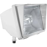 RAB Lighting Future Flood FF150W/PC White HID Floodlight 150W HPS 120V with Photocontrol