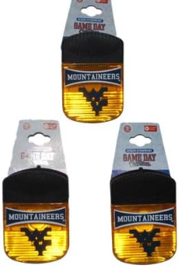 West Virginia Mountaineers Jenkins Enterprises Lot of 3 Gold Fridge Magnet Clips