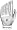 Easton Typhoon Batting Gloves - White/White - Small