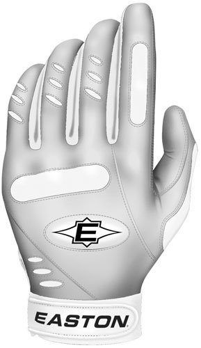 Easton Typhoon Batting Gloves - White/White
