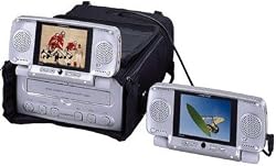AudioVox VBP3000 Portable Car Video Cassette Player with Dual 5" LCD Screens & TV Tuner