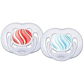 Philips AVENT SCF180/24 BPA-Free Contemporary Freeflow Soothers (6-18 Months) 2 Pack