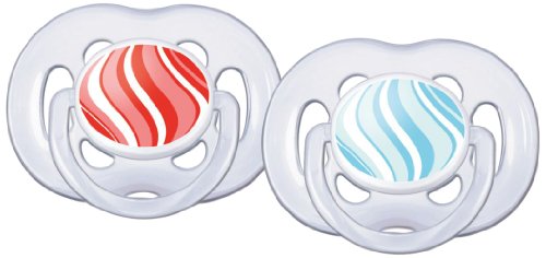 Produkt-Bild: Philips Avent SCF180/24 - Freeflow Trend Beruhigungssauger 6-18 Monate (2 St&uuml;ck, Farbe nicht frei w&auml;hlbar)