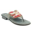 DONALD J PLINER Gfly Flip Flops Shoes Bronze Womens SZ