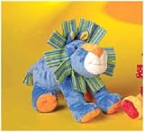 Plush Blue Zany Mane Lion 11