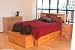 Queen Chest Bed (Alder) (3 Drawers Each Side)