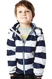 Shower Resistant Hooded Striped Mac