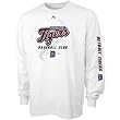 Men`s Detroit Tigers L/S White Baseball Club Tshirt