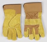 ACE TRADING - GLOVES FORT PKST 1623BRD-M-2PK PREMIUM SPLIT COWHIDE LEATHER PALM GLOVES