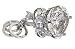 Juicy Couture Heart Bow Engagement Ring Key Chain
