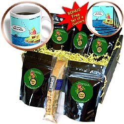 Londons Times Fish Fishing Deep Beneath Cartoons - Caviar Emptor Let The Fisherman Beware... by 3dRose LLC