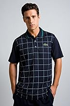Short Sleeve Printed Check Super Dry Polo