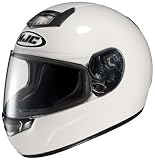 HJC CS-R1 White Solid Motorcycle Helmet