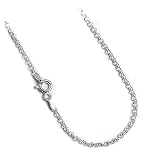 .925 Italian Sterling Silver 2MM Round Belcher (ROLO) Chain, 30"