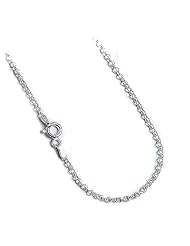 Italian Sterling Silver 2MM Belcher (ROLO) Chain in Sizes 7 ", 14", 16", 18", 20", 22", 24", 30"