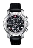 Wenger Men's 70805 Alpine Swiss Rallye Black Dial Black Leather Strap Watch