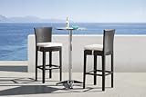 Zuo Modern Furniture Christable Bar Table Set with Anguilla Bar Chairs