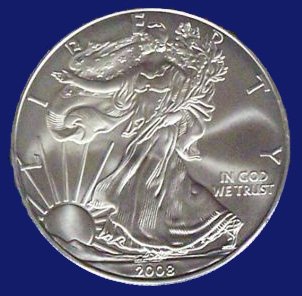 2008 U.S. Silver Eagles - Gem Brilliant Uncirculated-image