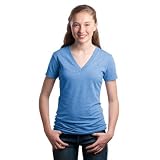 District Threads Junior Ladies Tri-Blend V-Neck Tee