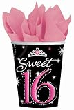 Sweet 16 9oz Cups