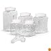 Snapware 60002BXS Square Grip 10-Piece Airtight Dry-Food Canister Set