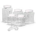 Snapware 60002BXS Square Grip 10-Piece Airtight Dry-Food Canister Set