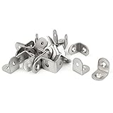 uxcell　アングルブラケット　棚受け　20x20x15mm　L型　コーナー　ブレース　家具シェルフ　25個