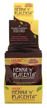 Hask Packettes Henna & Placenta Conditioning Treatment 2 oz. (12-Pack)