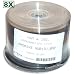 4.7 GB MAM-A (Mitsui) GOLD 8X DVD+R's (Archival-grade) 50-pak in Cakebox
